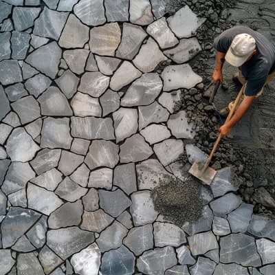 Commercial building terrazzo restoration